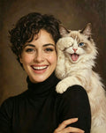 Cheerful Ragdoll & Me Heirloom Art
