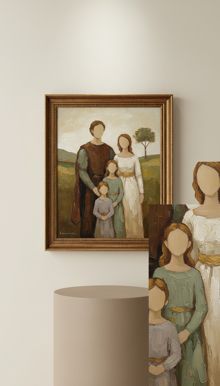 Custom Portrait Oil Painting