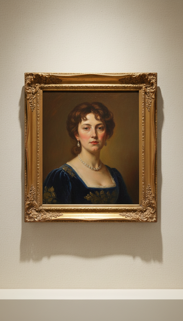Classic Portrait Theme Oil Painting