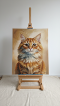 Sentimental Kitty Portrait Canvas