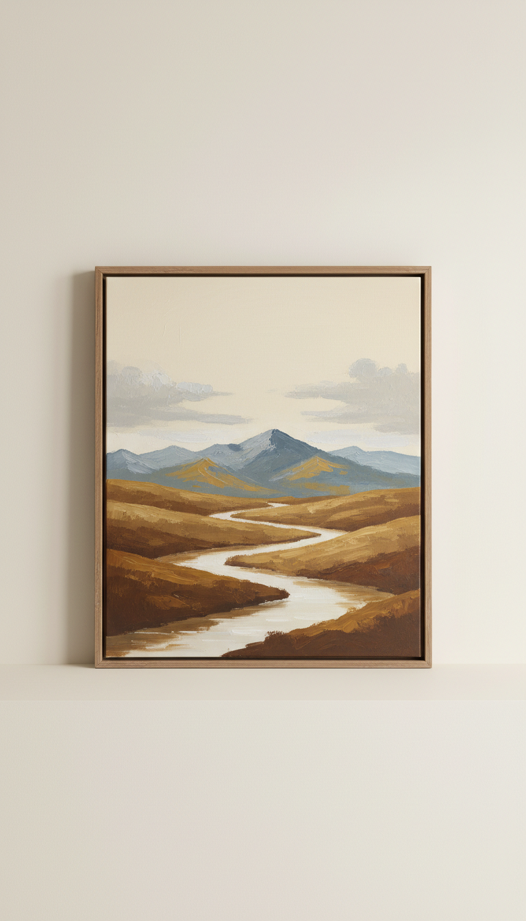 Timeless Landscape Theme Oil Painting